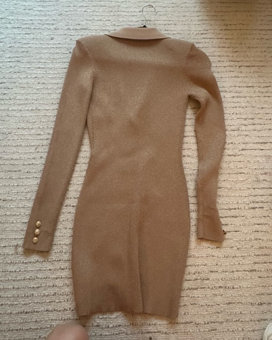Retrofete Gold Dress Small! - Image 6