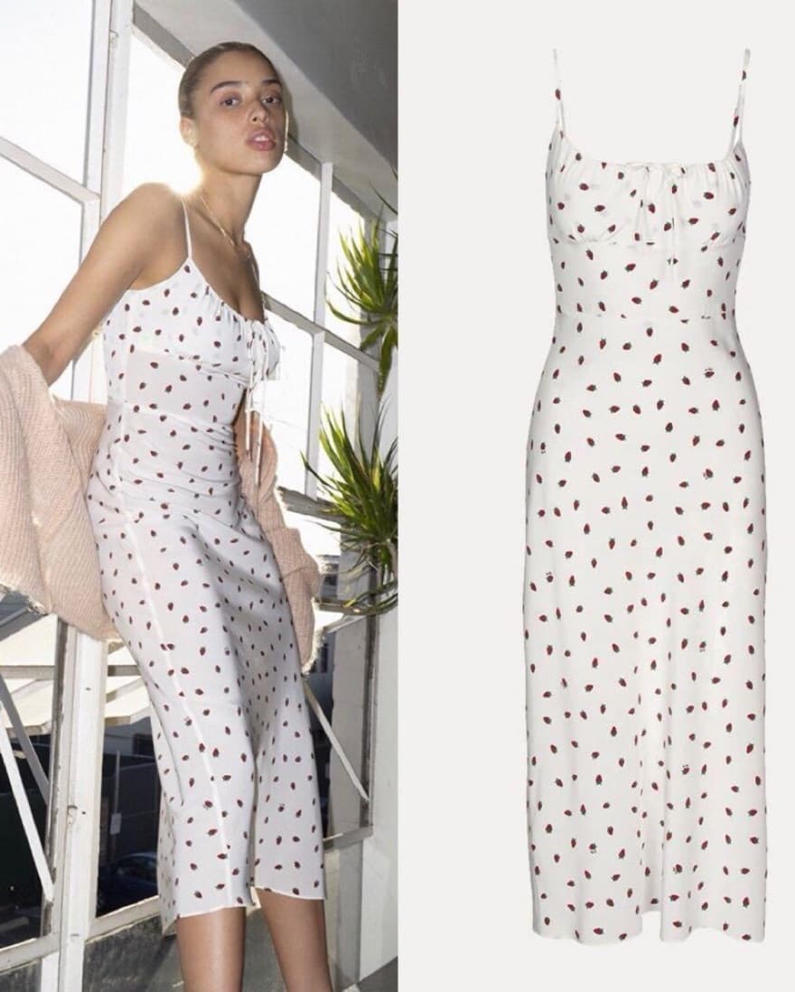 Realisation Par Alba Dress - Strawberry - Image 3