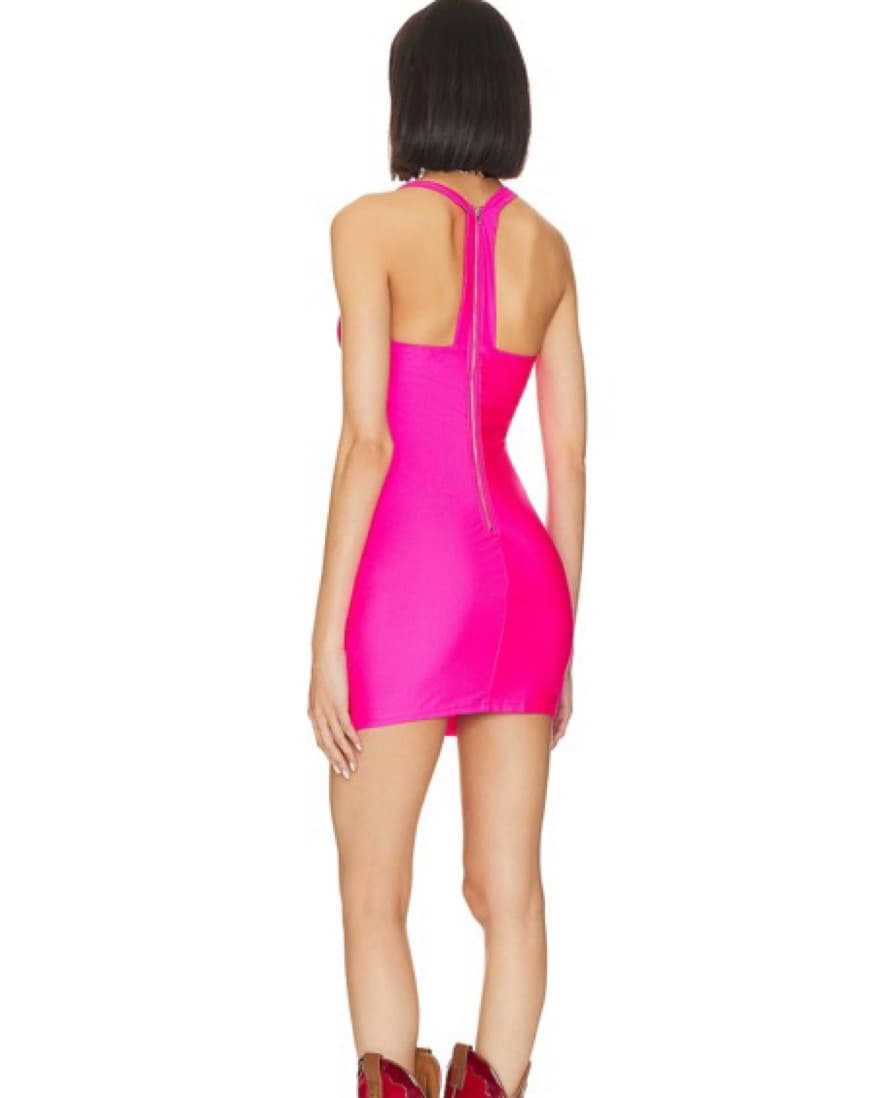Revolve Hot Pink Bodycon Dress - Image 2