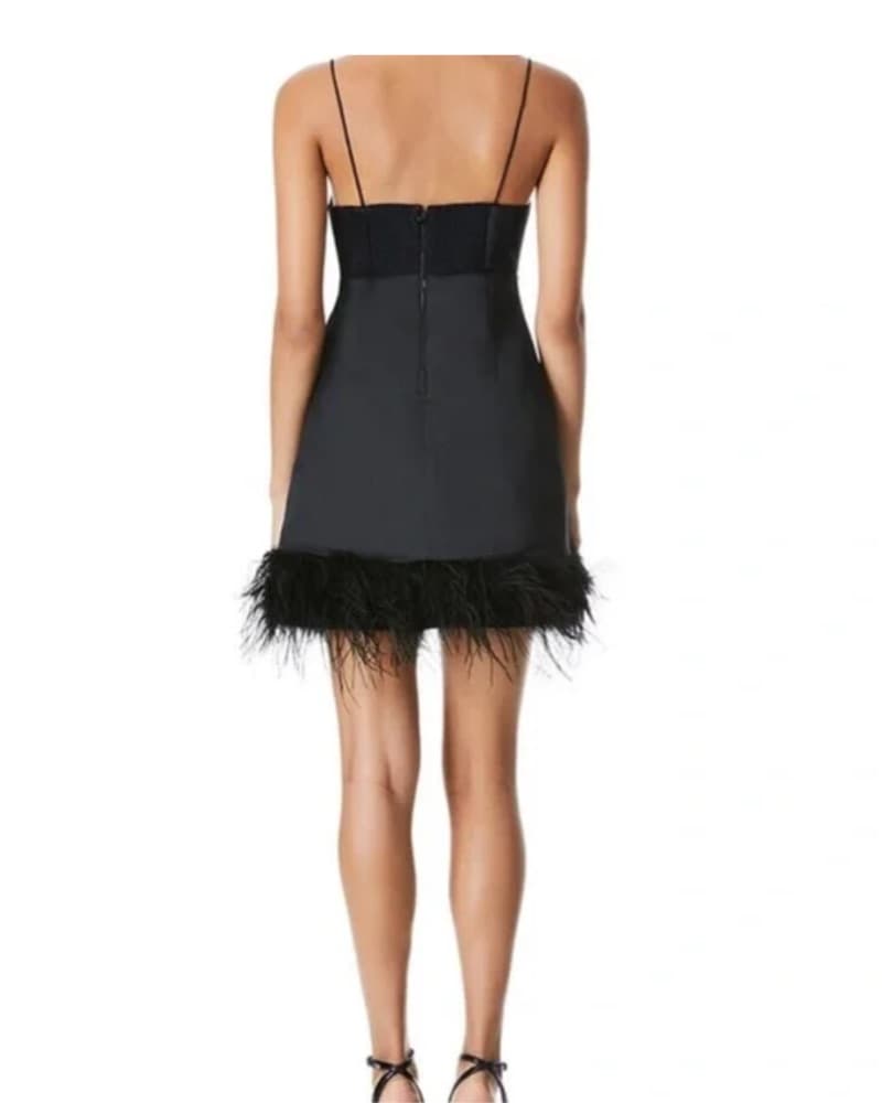 Alice + Olivia Black Cocktail Dress - Image 2