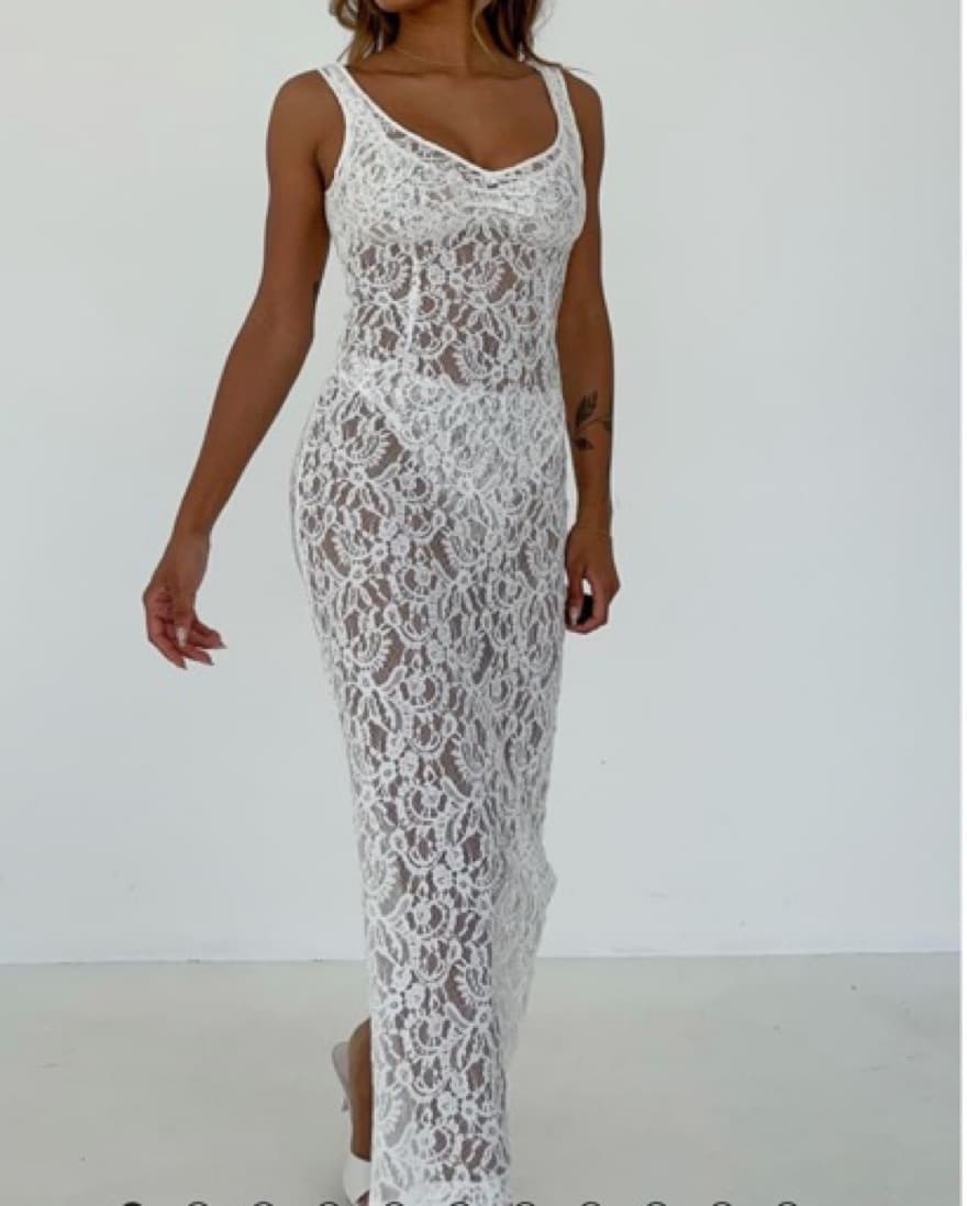Rumored Lace Dress + Bra  - Image 3