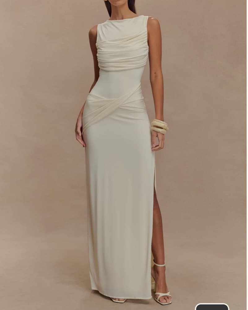 Meshki White Dress - Image 1