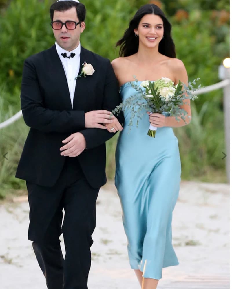 Bec And Bridge Teal Satin Gown - Image 6