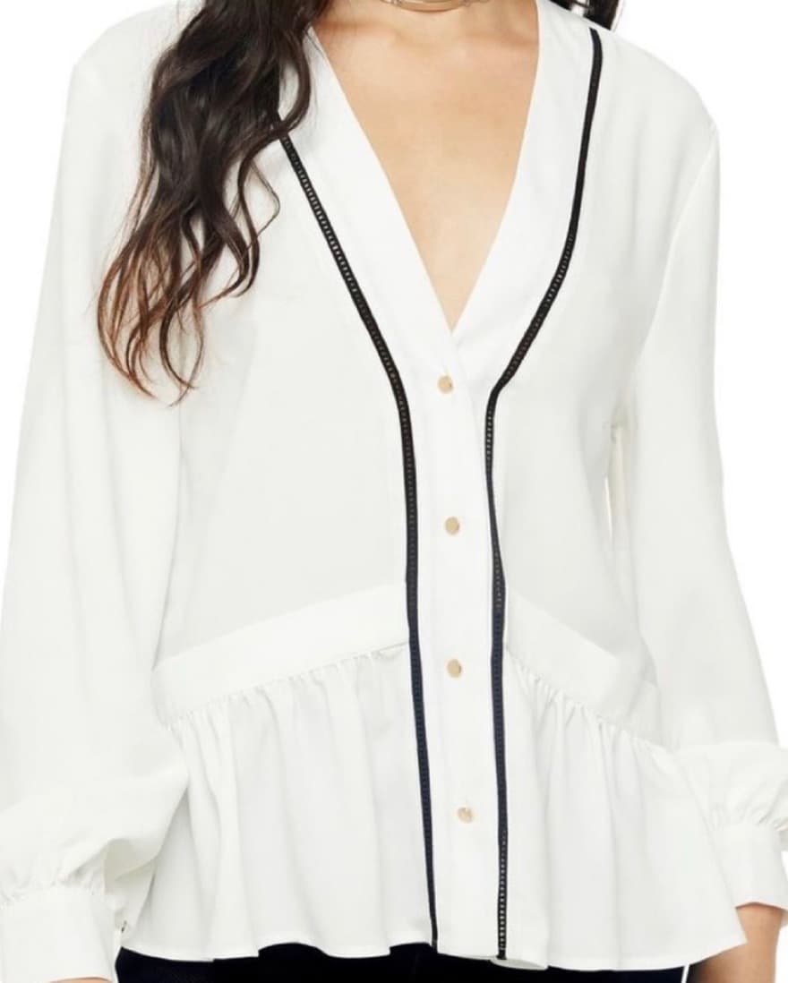 Topshop Ladder Blouse - Image 2