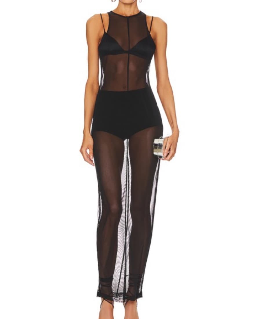 Amanda Uprichard Sheer Mesh Dress - Image 2