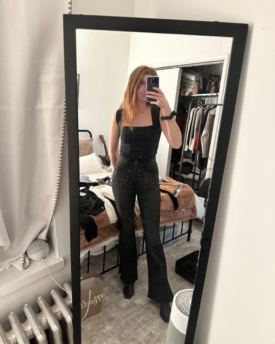 Sparkle Rhinestone Jeans - Image 4