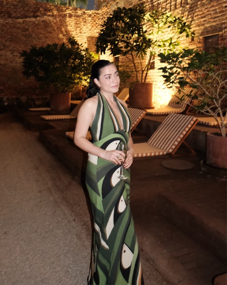 Farm Rio Tropical Halter Maxi Dress - Image 1