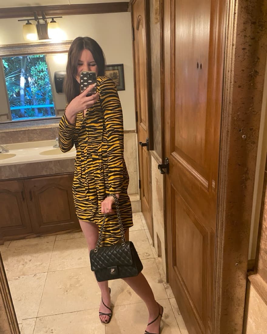 ALC Zebra Print Dress - Image 2