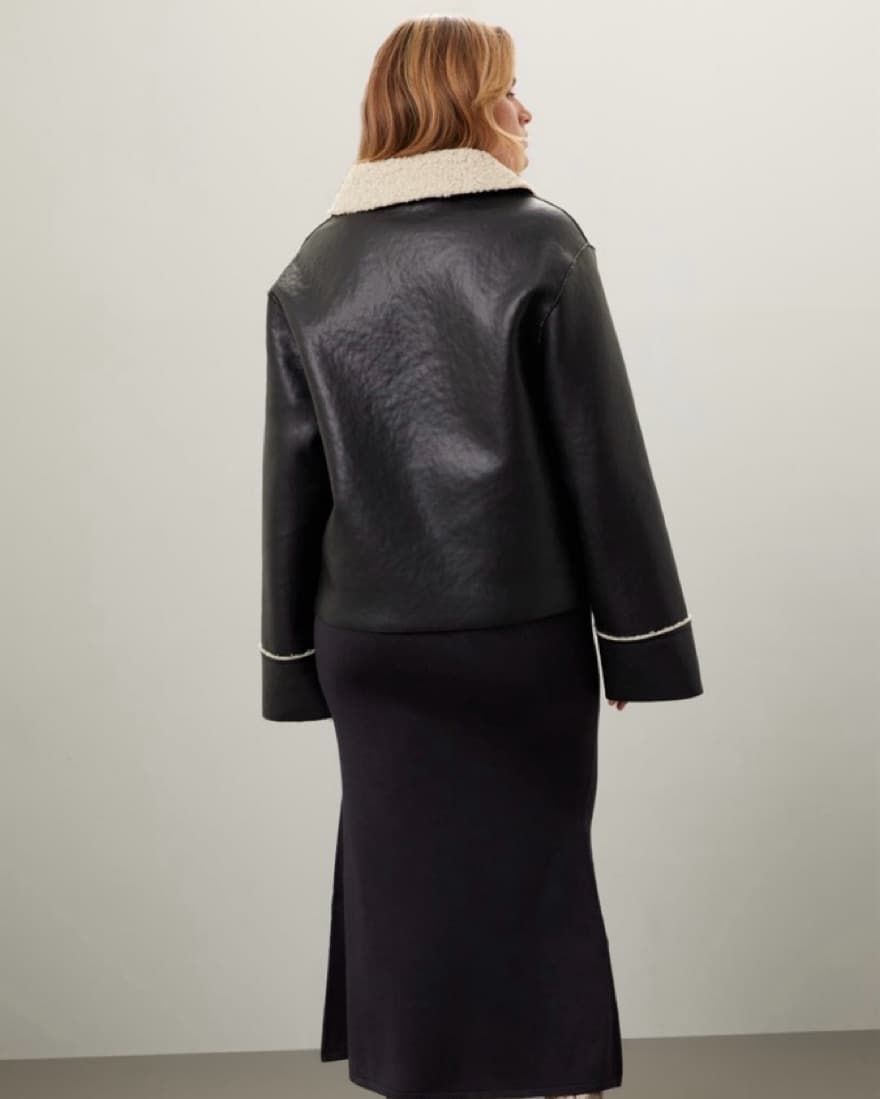 Modern Citizen Shearling Jacket - Image 3