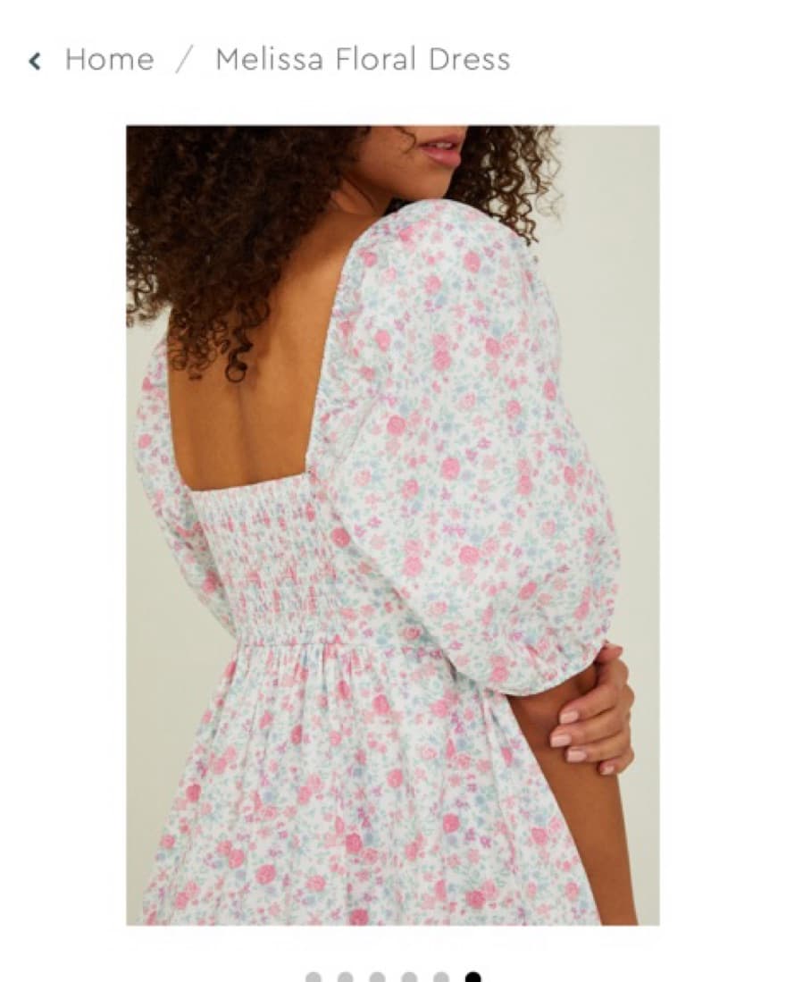 Altard State Floral Puff Sleeve Dress - Image 5