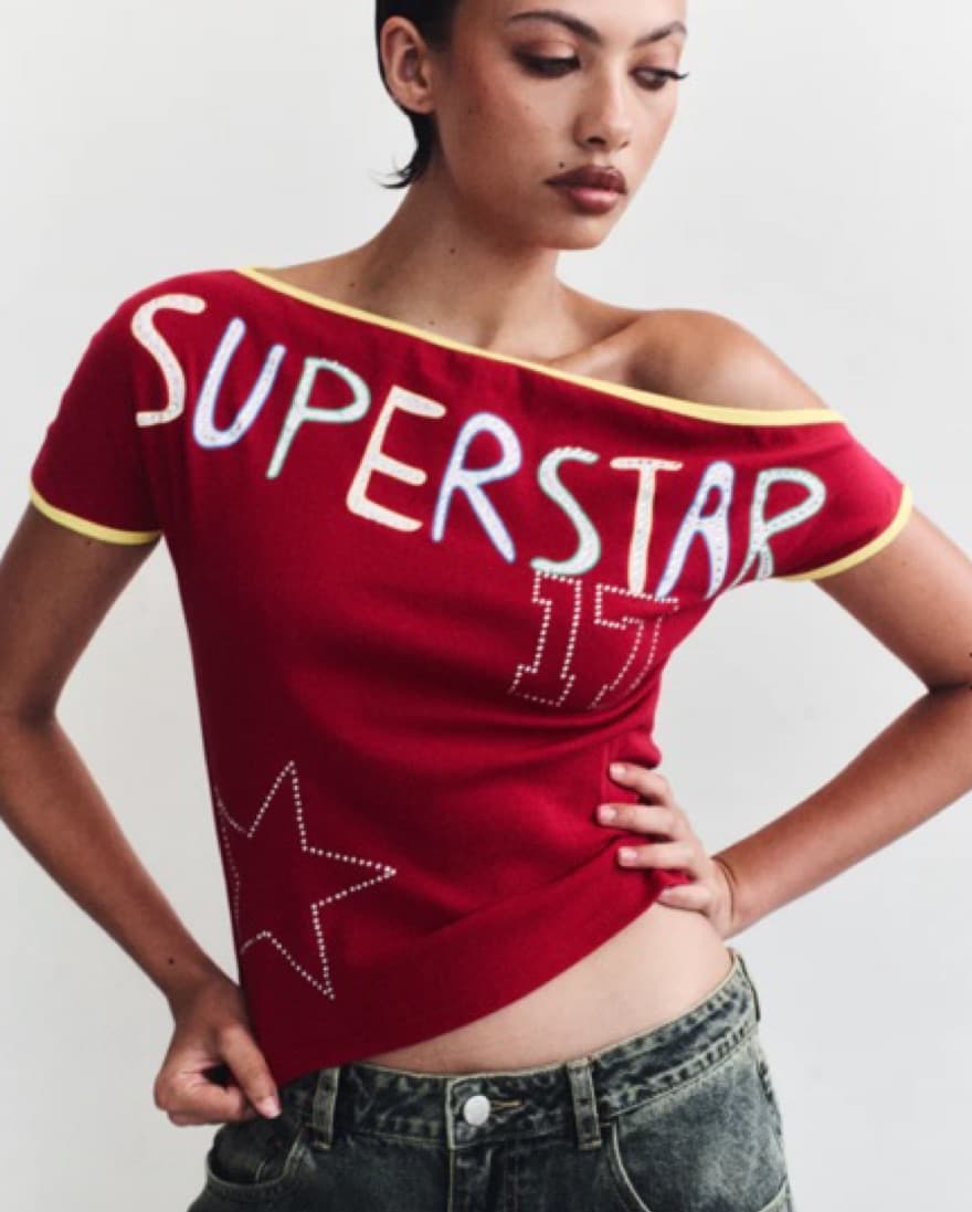 With Jean Superstar Top - Image 2
