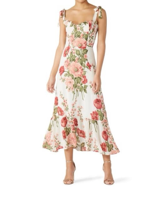 Reformation Romantic Floral Dress.  - Image 2