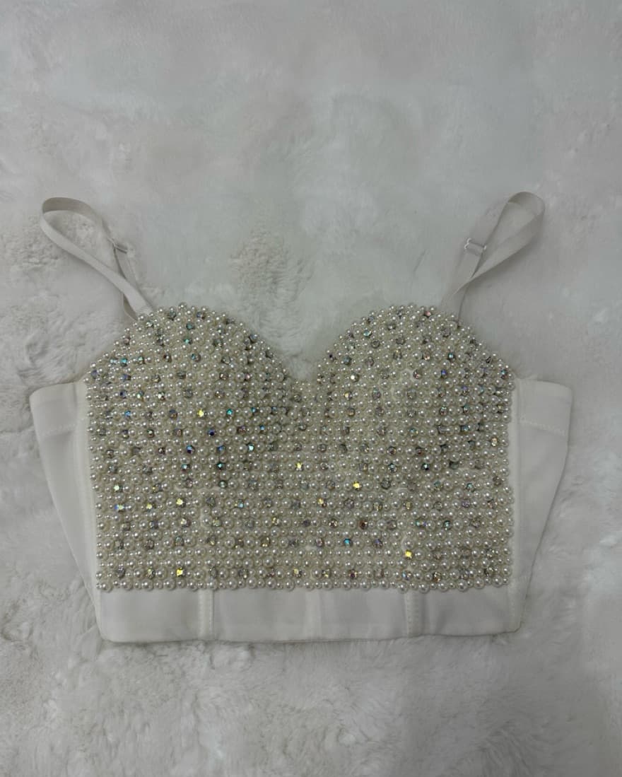 Glamorous Bejeweled Bustier - Image 2