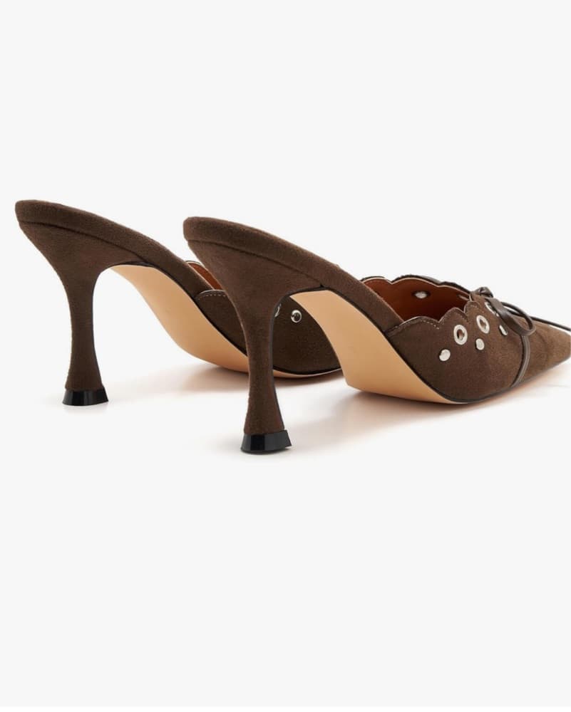 Brown Kitten Heels  - Image 4