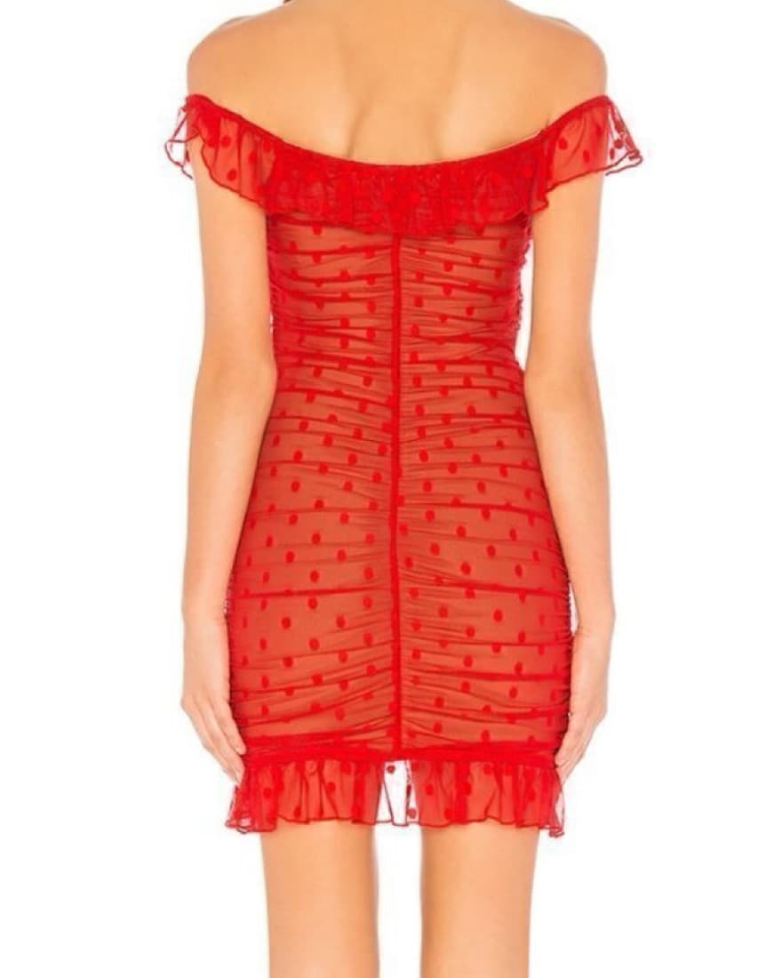 Majorelle Badit Mini polka Dot Dress - Image 3