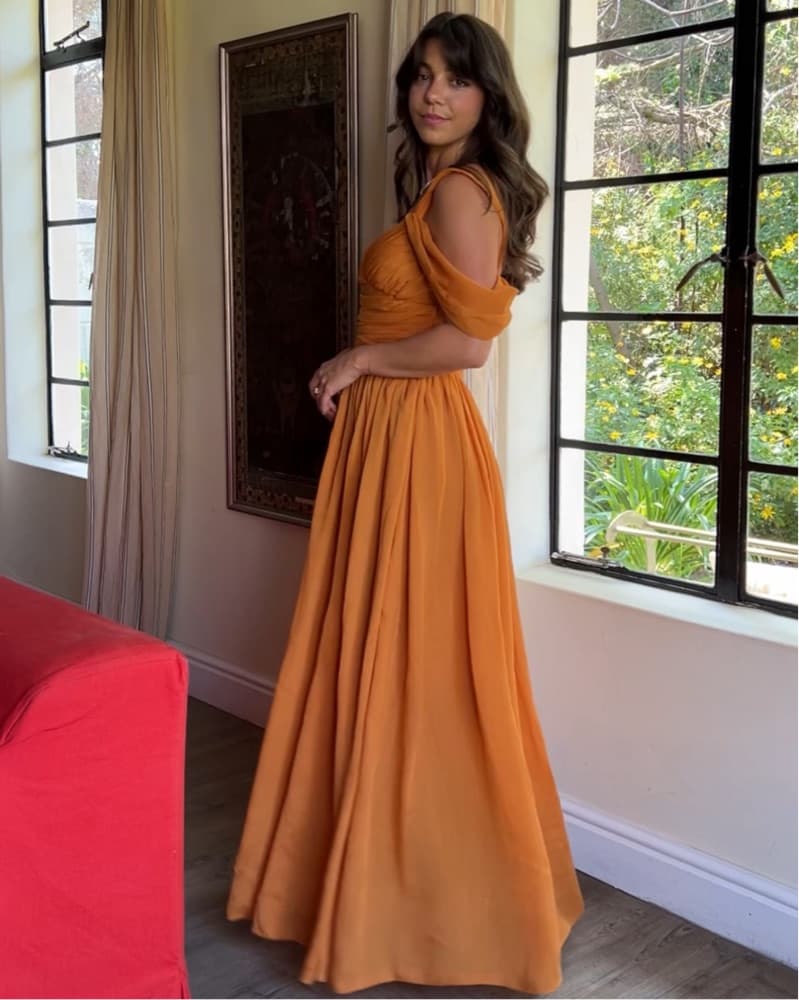 Miss Circle Jelani Marigold Maxi Dress - Image 2