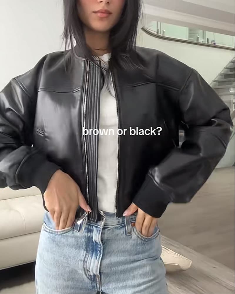 Aritzia Leather jacket - Image 5