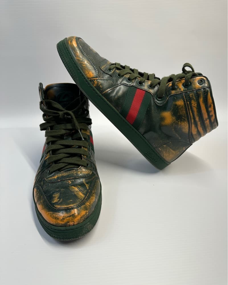 Gucci Coda Signature High 'Burnish Green - Image 6