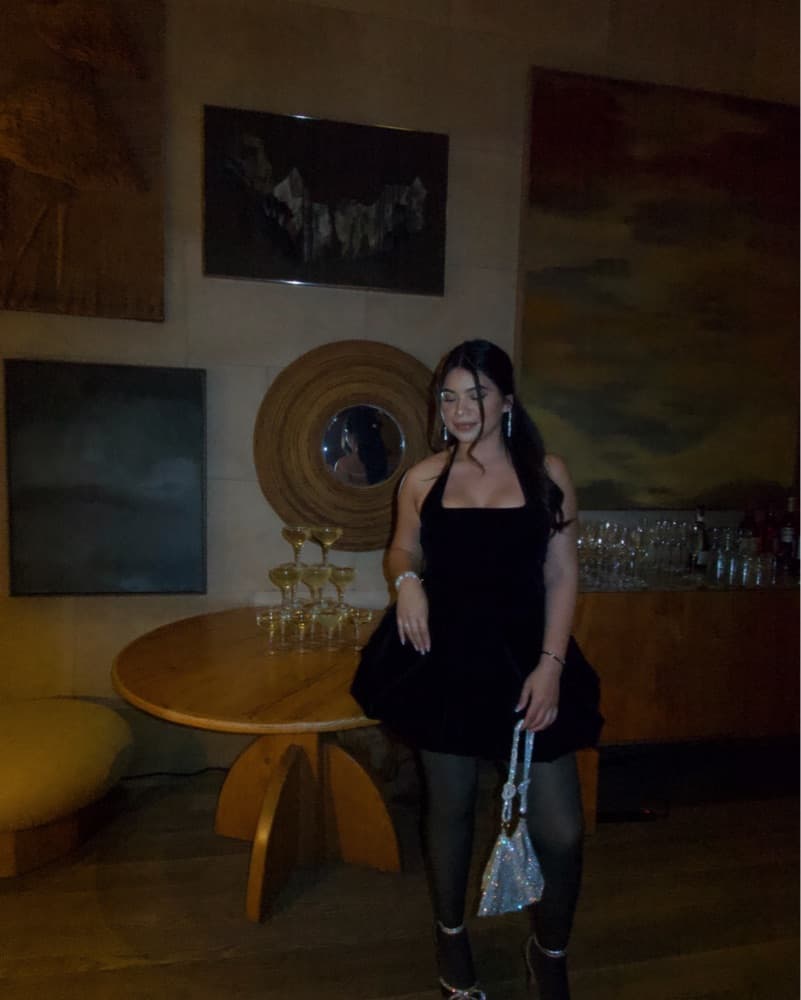 Velvet Bubble Dress - Image 1