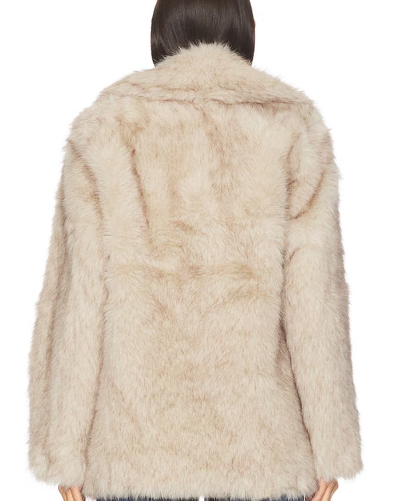 Faux Fur Coat - Image 3