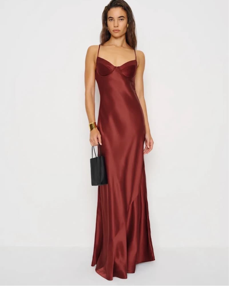 Reformation Neva Silk Dress - Image 1