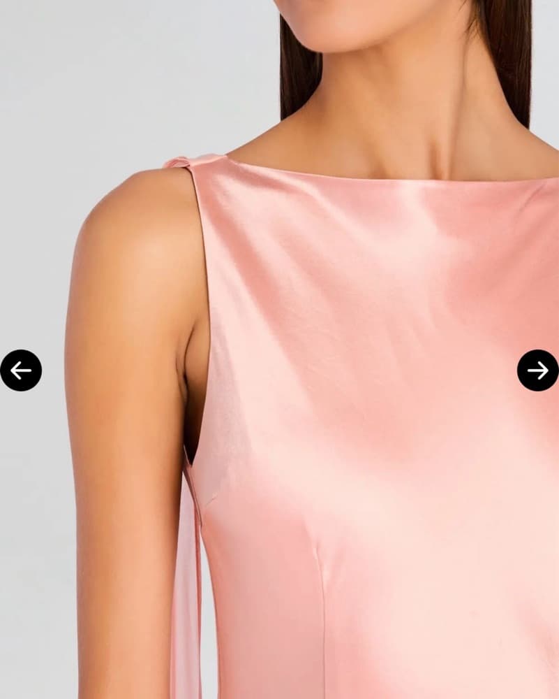 Retrofete Julia Dress in Peche (pink) - Image 4