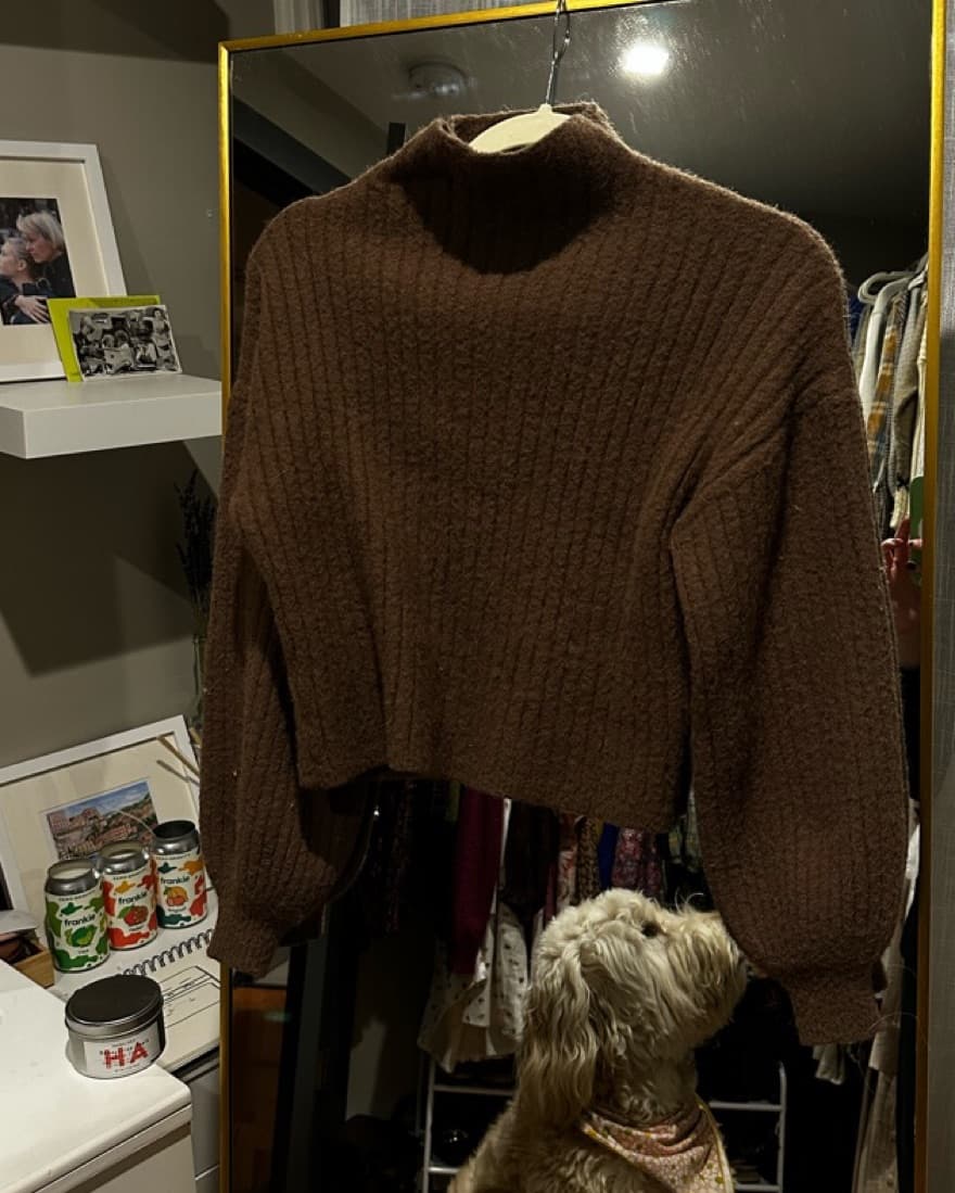Ribbed Turtle Neck Sweater - Image 3