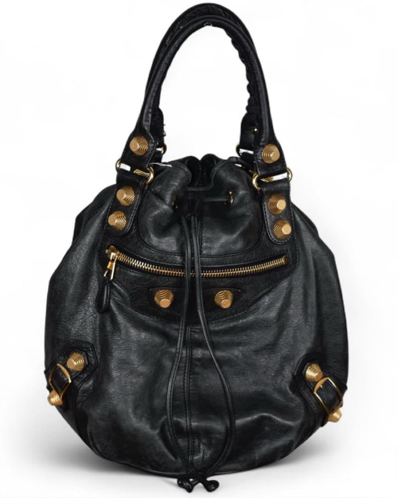 Vintage Balenciaga Pom Pom Bag - Image 1