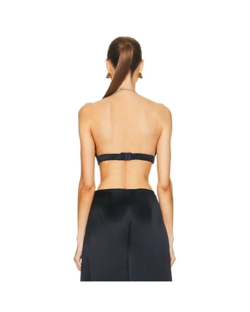 Cult Gaia Black Crop Top  - Image 3