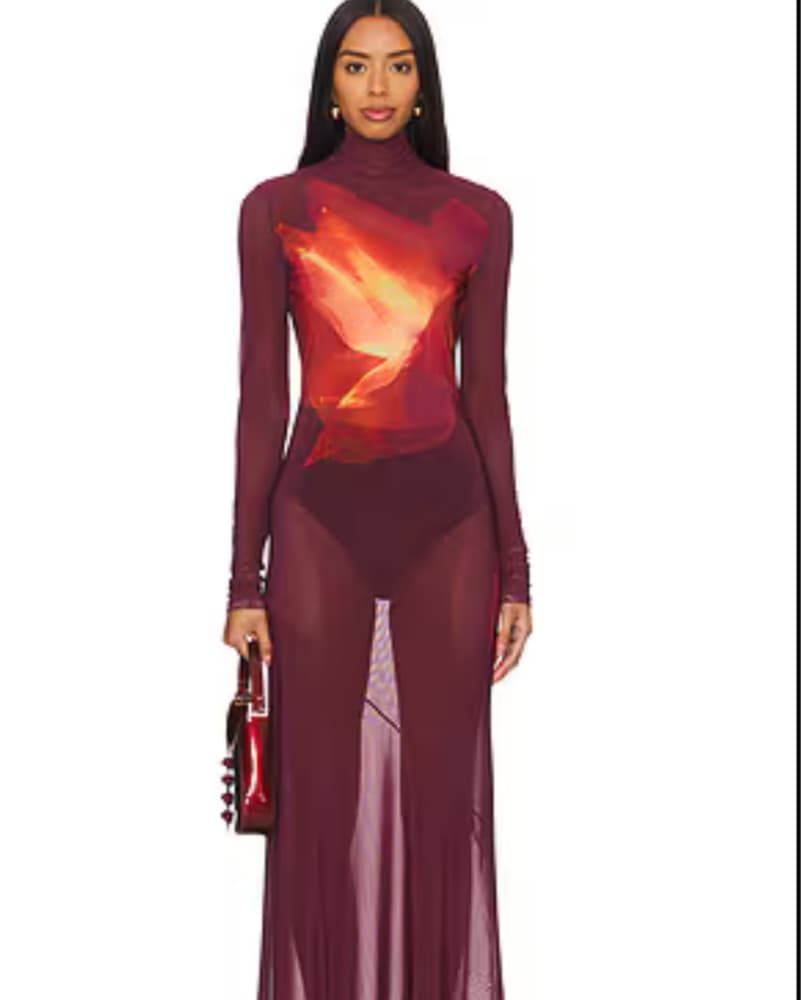 Sheer Sunset Gown - Image 2