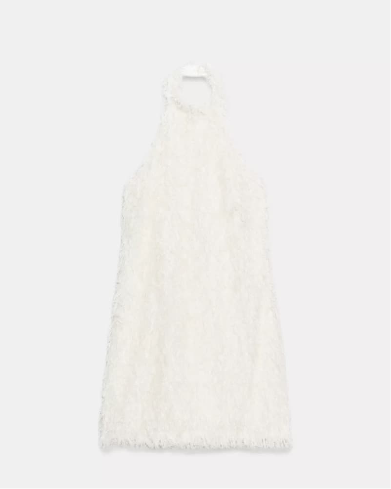 Zara Fringe Knit Mini Dress  - Image 3