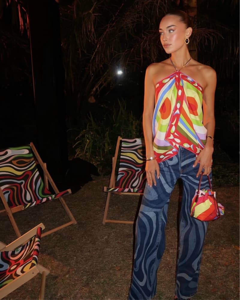 Pucci Chain Halter Top - Image 3