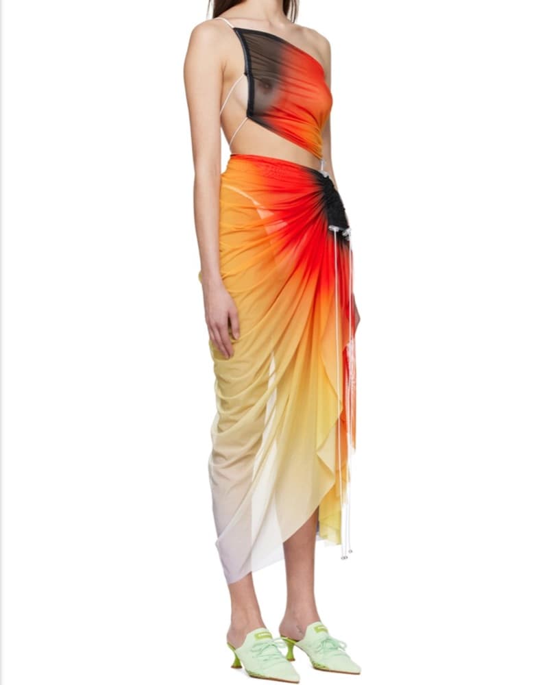 Fal-ash Nylon Multicolor Dress - Image 2