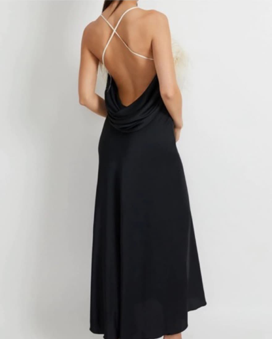 PatBo Feather Trim Gown - Image 4