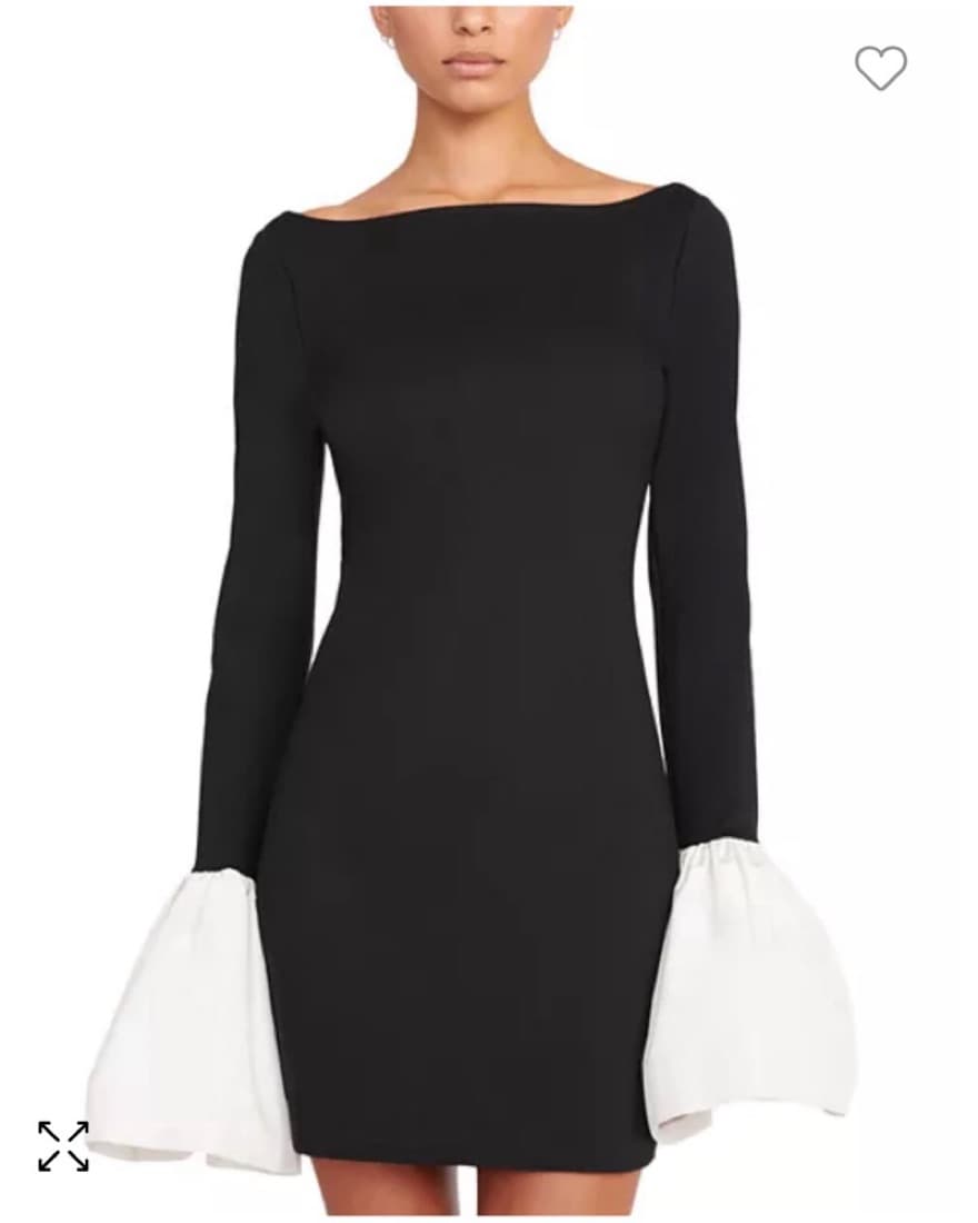 Staud Hawthorne Bell Cuff Mini Dress - Image 2