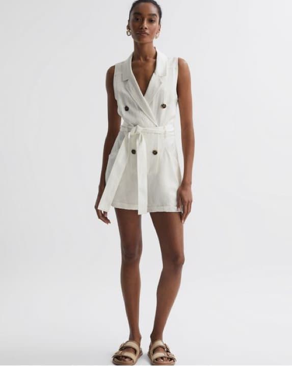 White Romper Reiss - Image 2