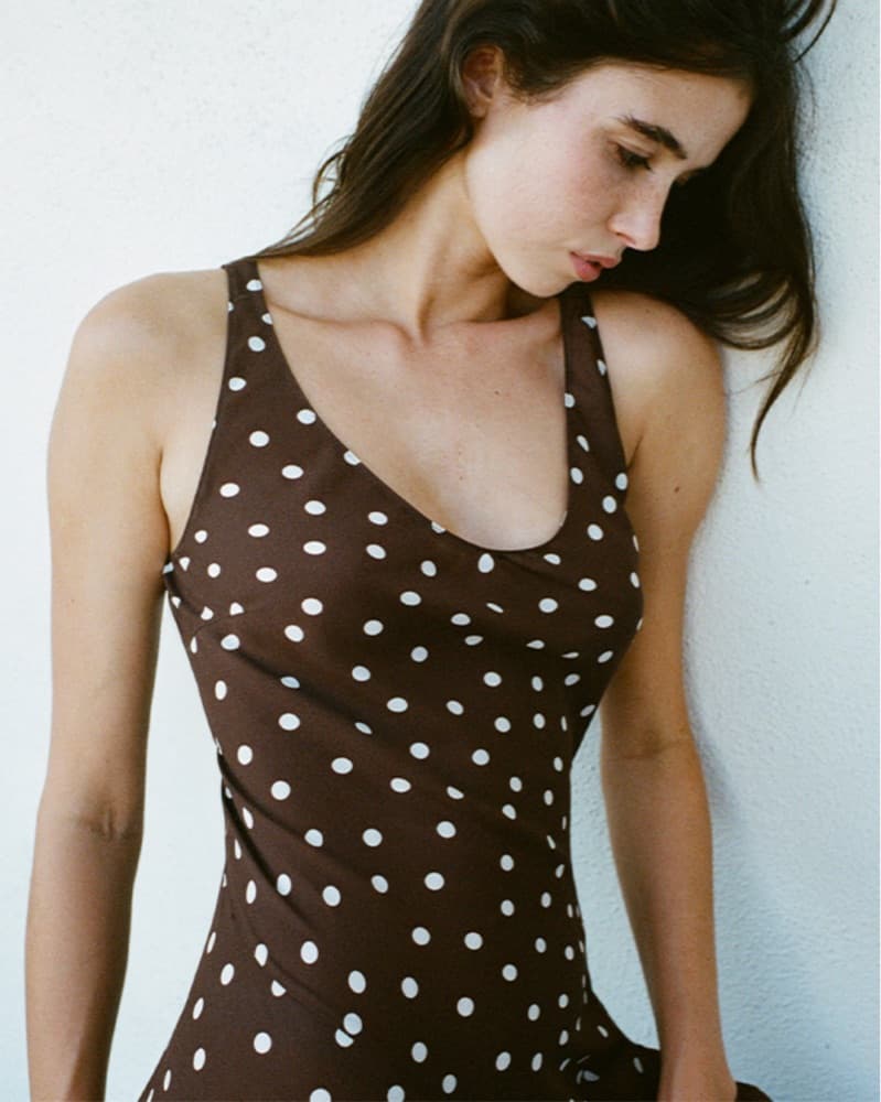 Charming Polka Dot Midi Dress - Image 5