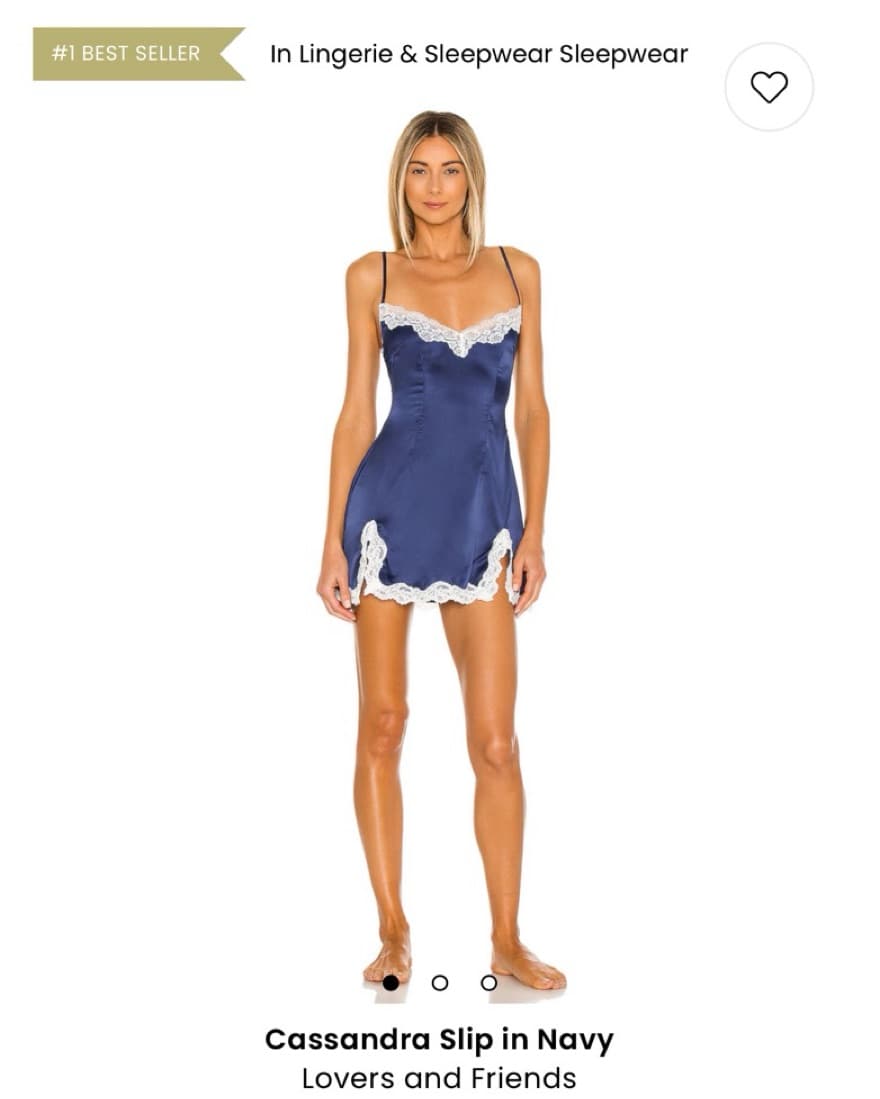 Cassandra Slip Blue And White Dress - Image 1