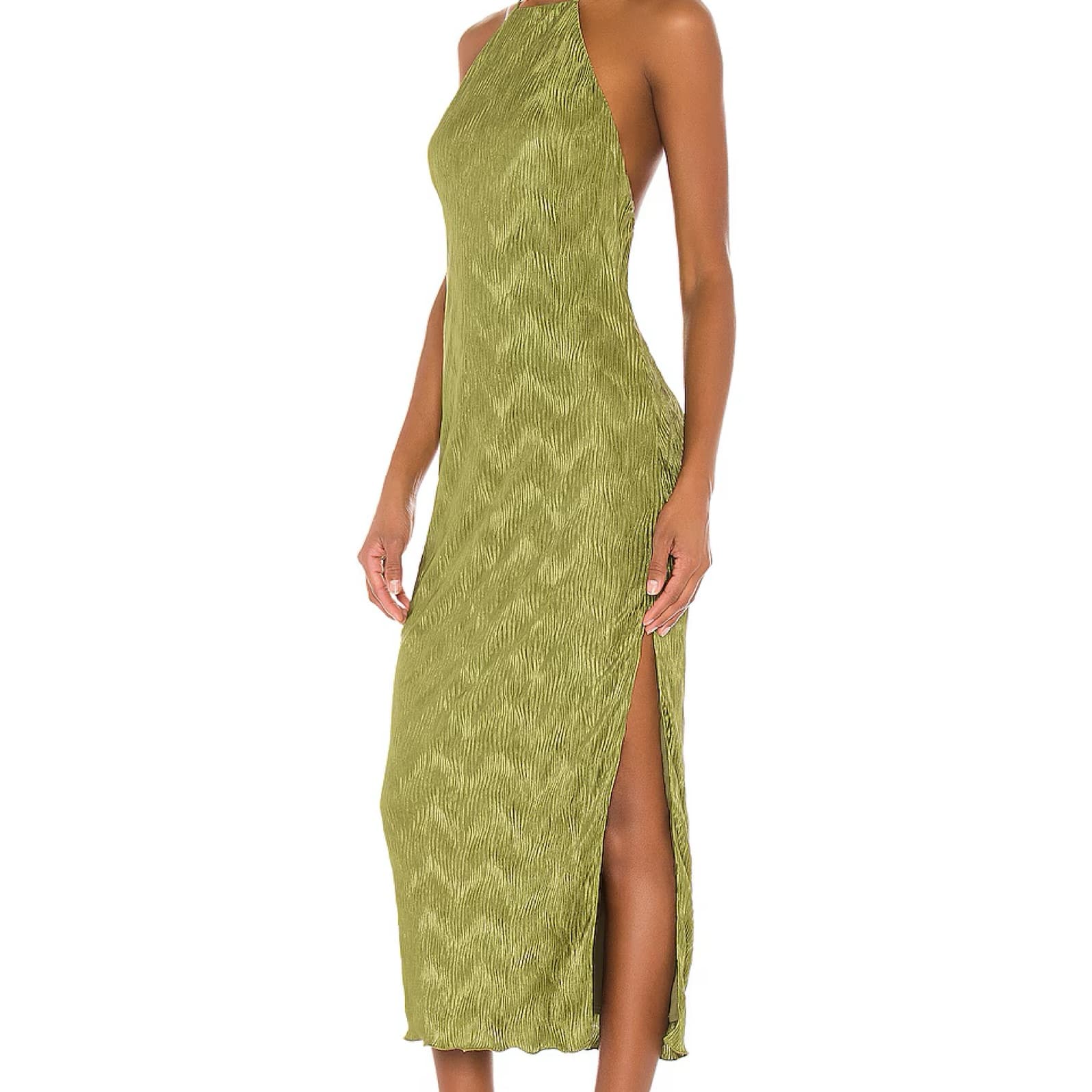  House Of Harlow Frederick Dress Green - Image 1