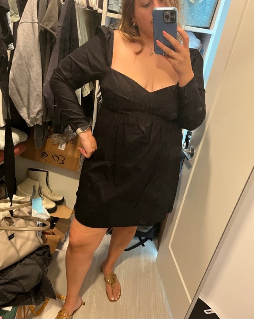 Reformation Kenzi Dress (ES) - Black - Image 4