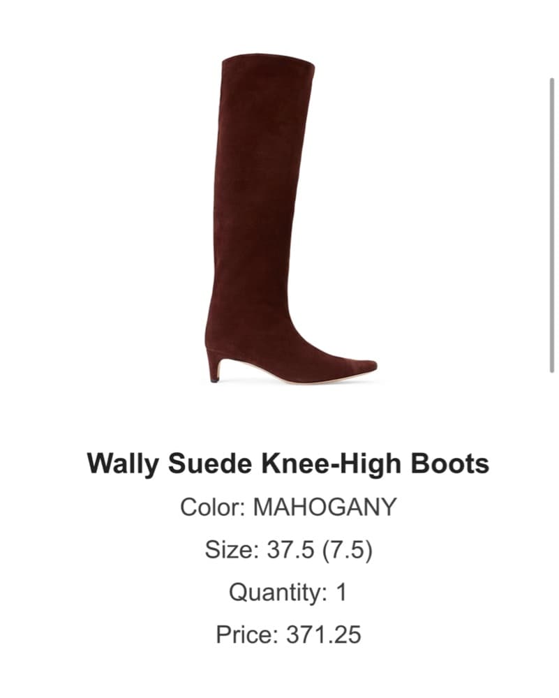 $500 Wally Suede Knee High Boot - Image 3