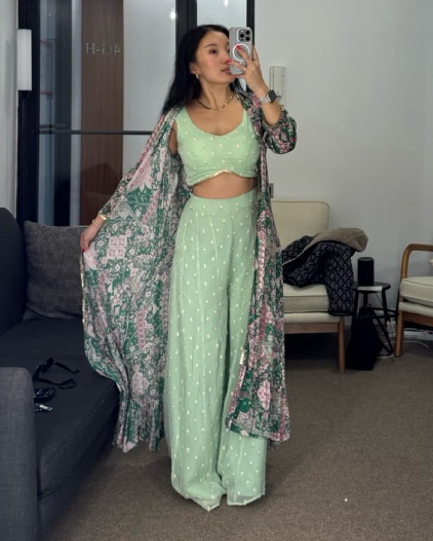 India Wedding Casual 3 Piece Set - Image 1