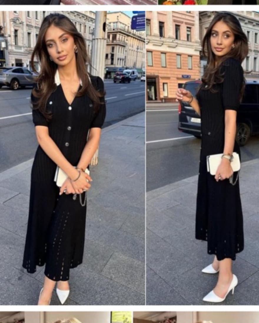 Elegant Sandro Ribbed Knit Dress 😍 - Image 4