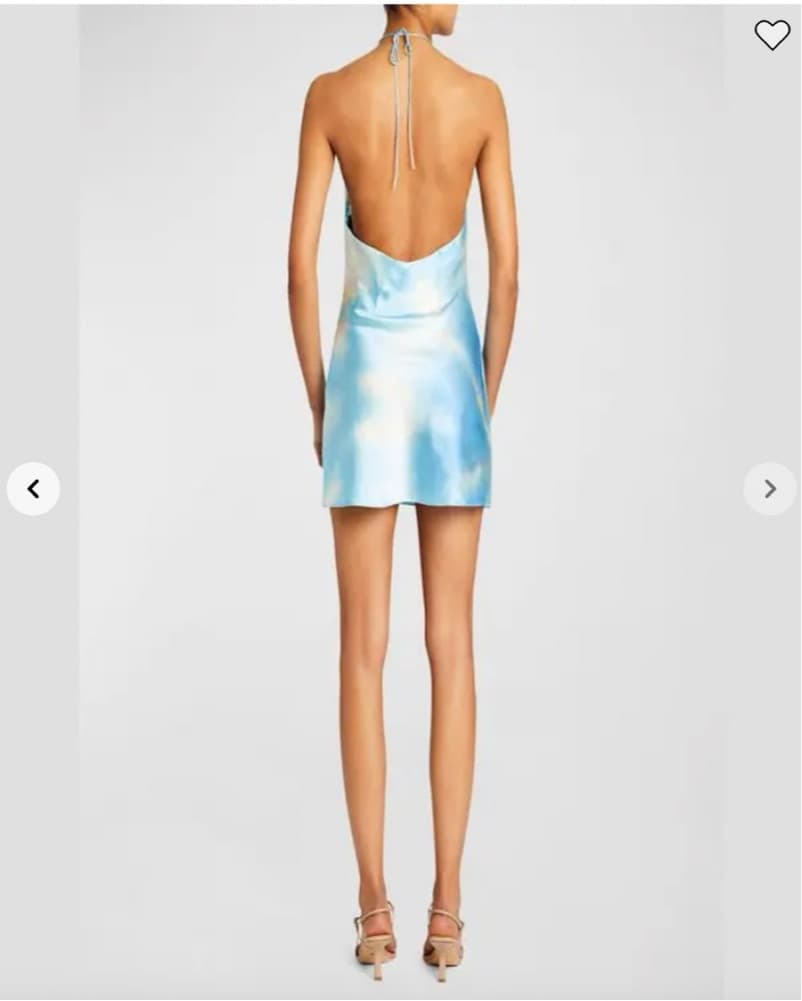 SER.O.YA Helen Silk Mini Dress - Image 3