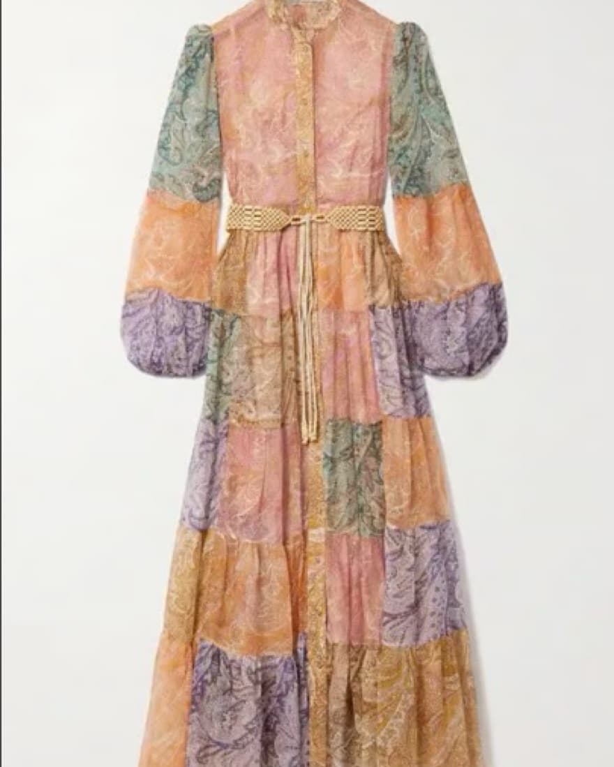 Zimmermann Paisley Patchwork Maxi Dress - Image 3