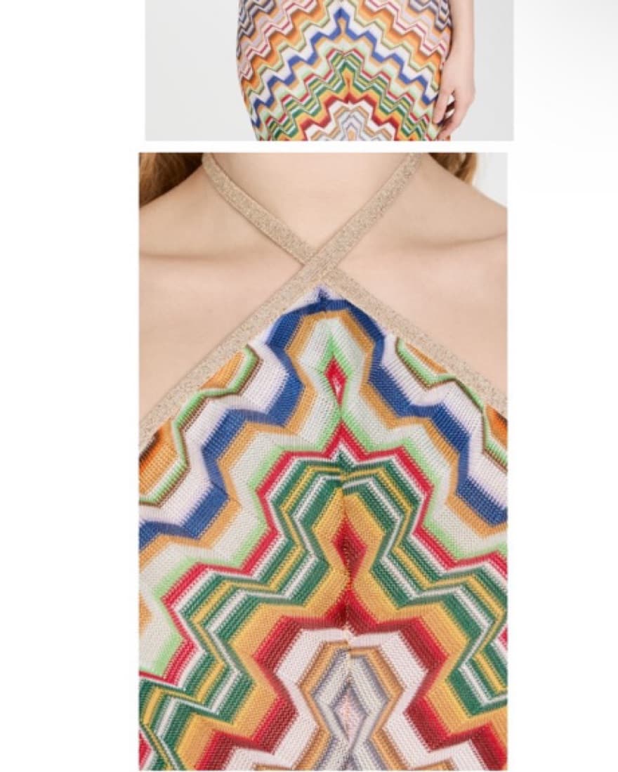 Alexis Chevron Knit Maxi Dress  - Image 6