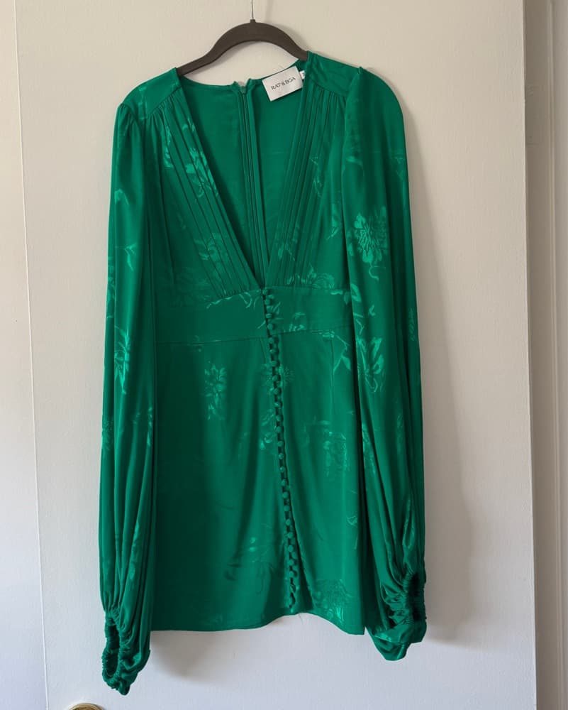 Rat & Boa Green Dress - Image 2