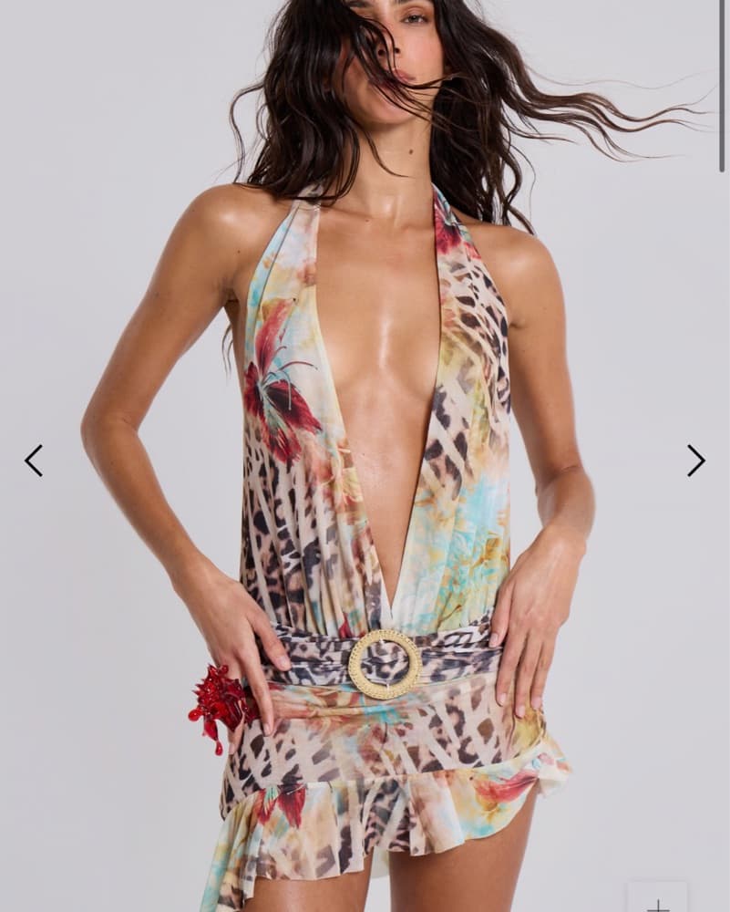 Jaded london Leopard Mini Dress - Image 1