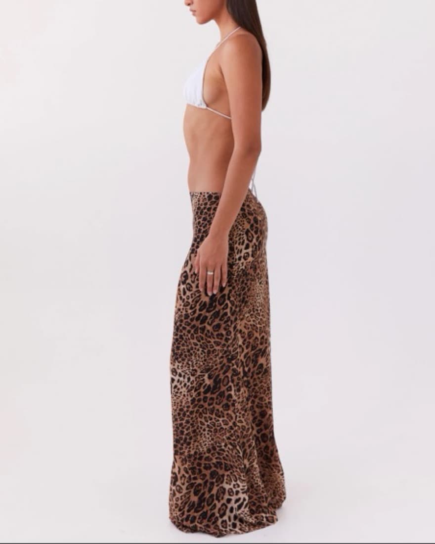 Peppermayo Leopard Maxi Skirt - Image 2