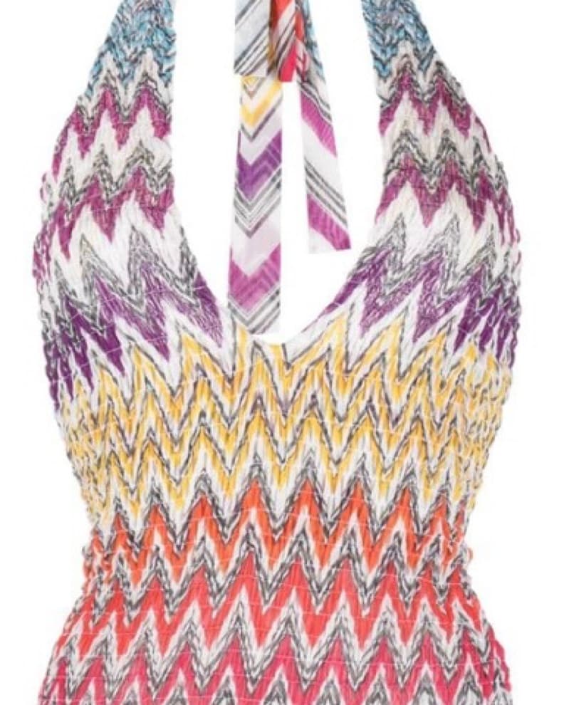 Missoni Shirred Halter Mini - Image 3